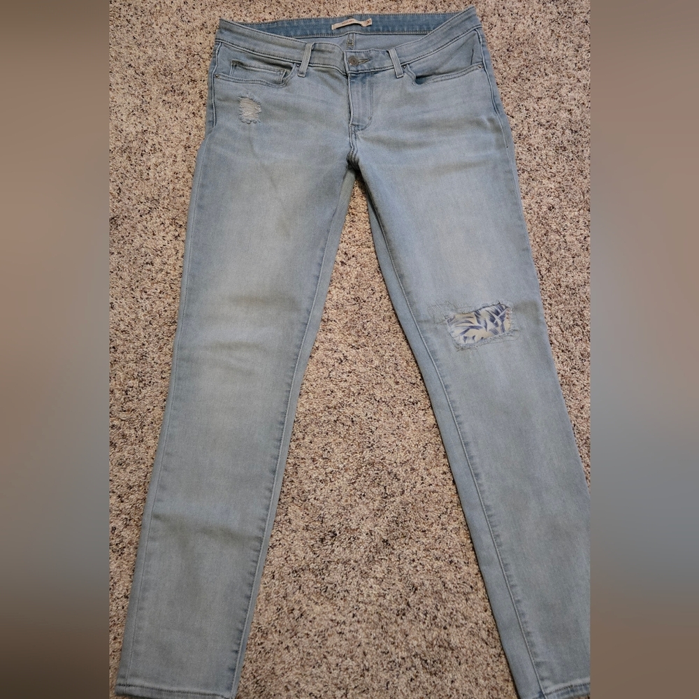 Levis 511 Skinny 30 Womens Lightwash Jeans